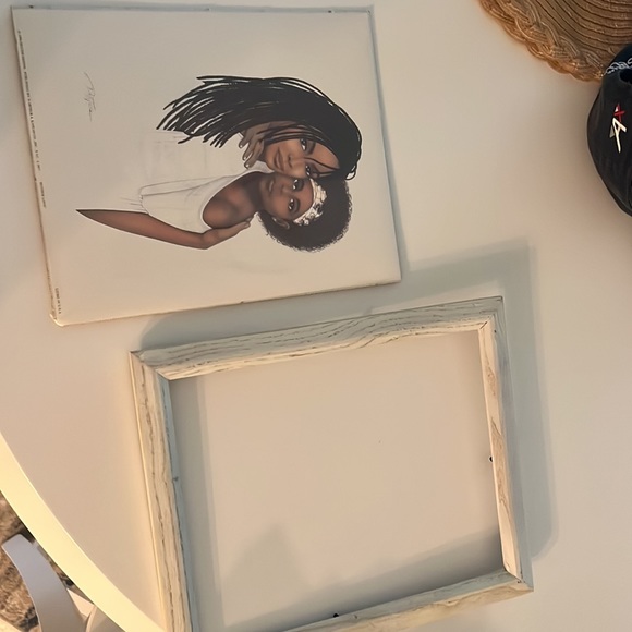 Dexter print still in plastic “Mother Love” frame with no glass. - Picture 3 of 3